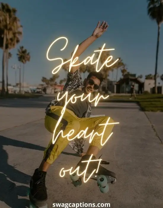 Roller Skating Captions for Instagram