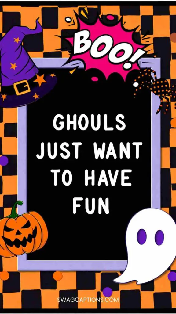 Halloween letterboard quotes - ghouls just want to have fun