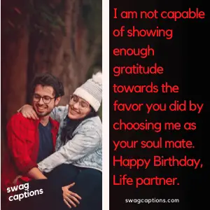 Birthday Captions For Wife