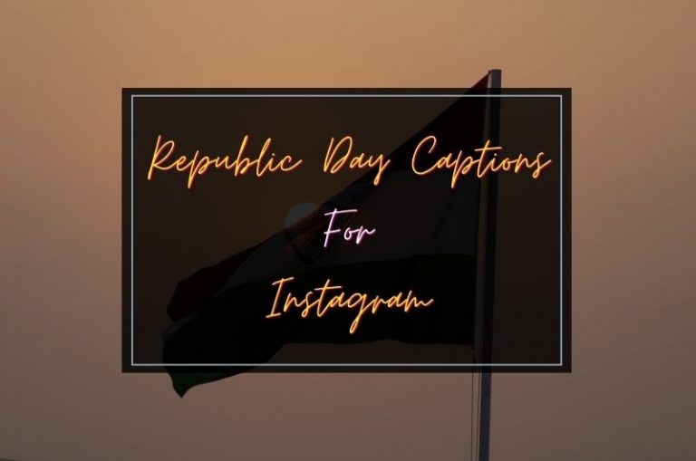 Republic day captions for Instagram