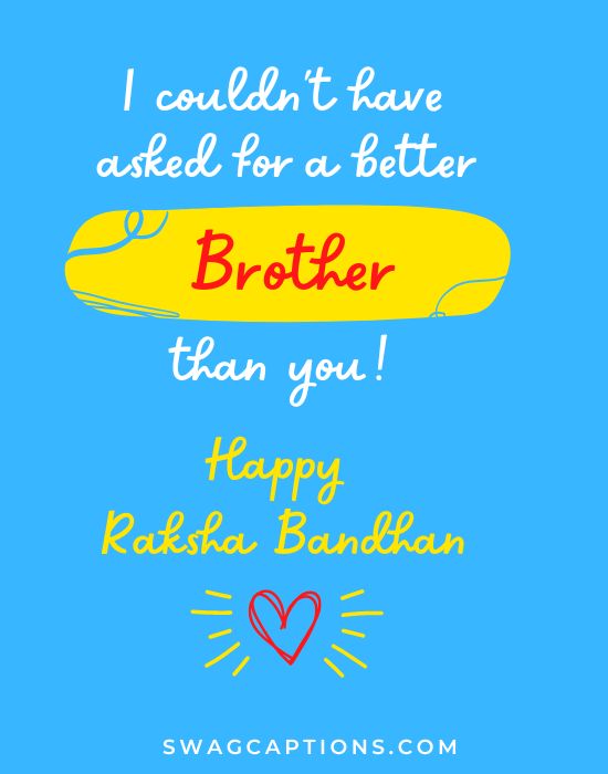 rakhi captions and quotes for Instagram