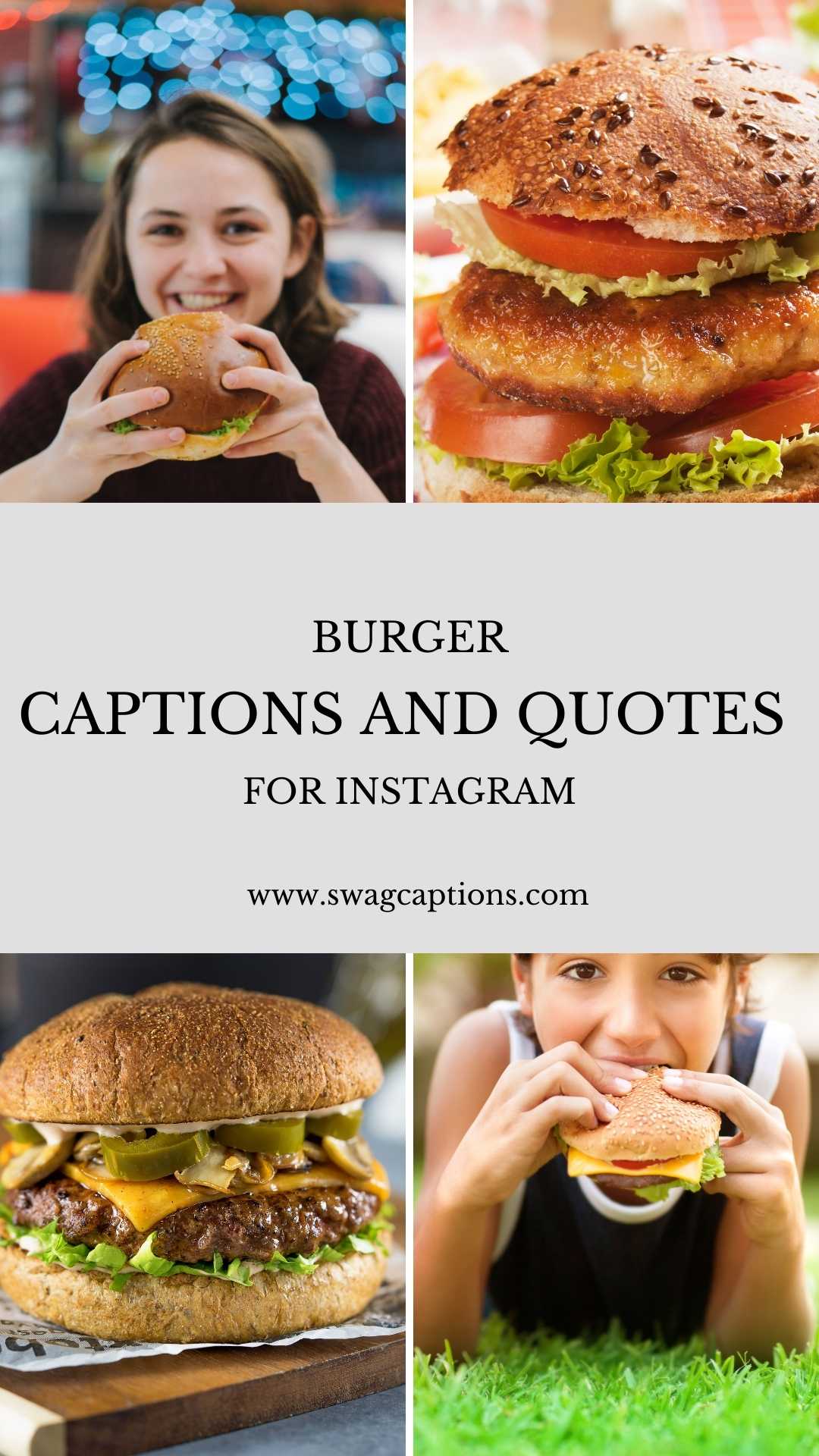 Burger Captions and Quotes for Instagram