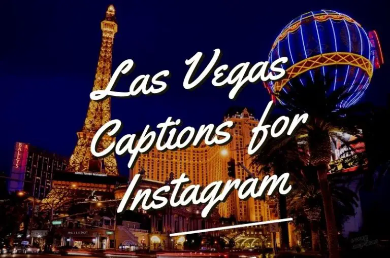 Las Vegas captions for Instagram