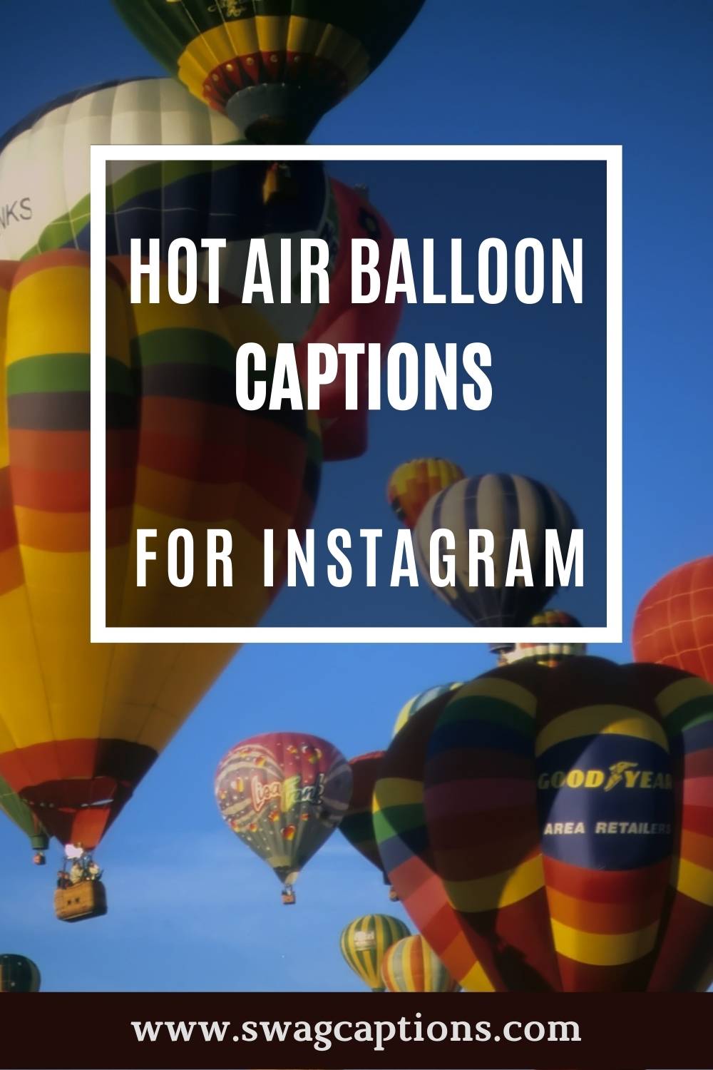 hot air balloon captions for Instagram