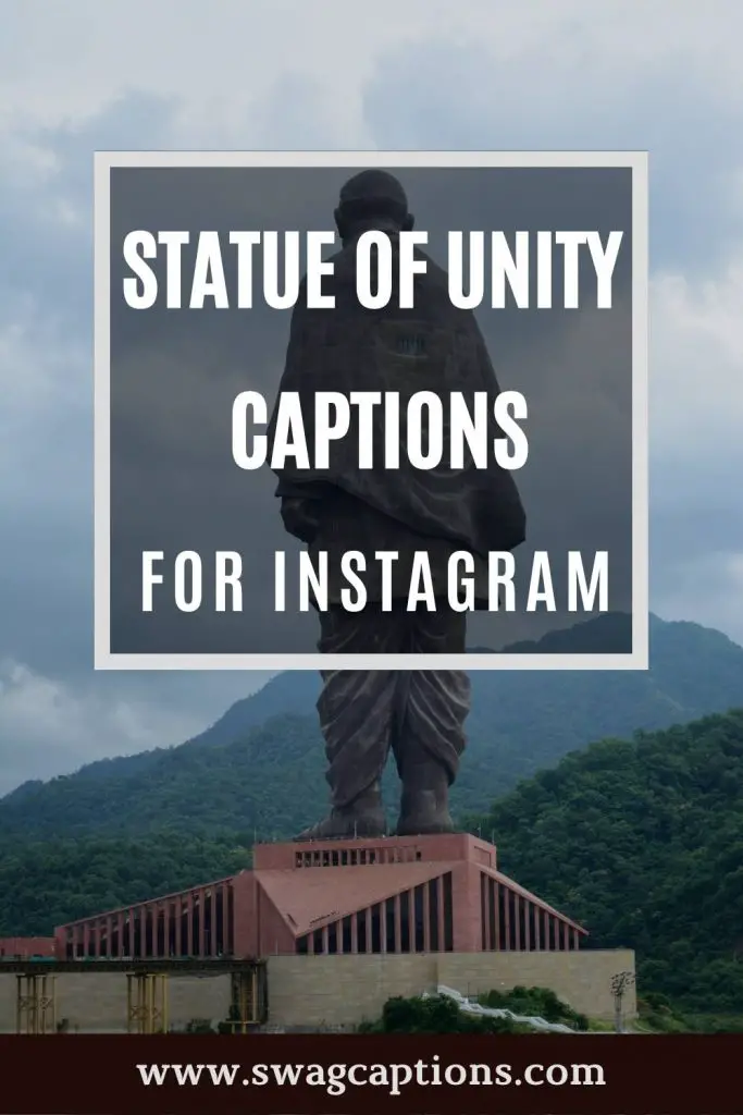 statue of unity captions for instagram