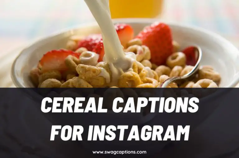 Cereal Captions and Quotes for Instagram