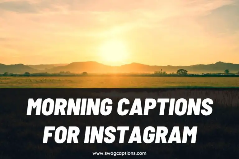 Morning Captions and Quotes for Instagram