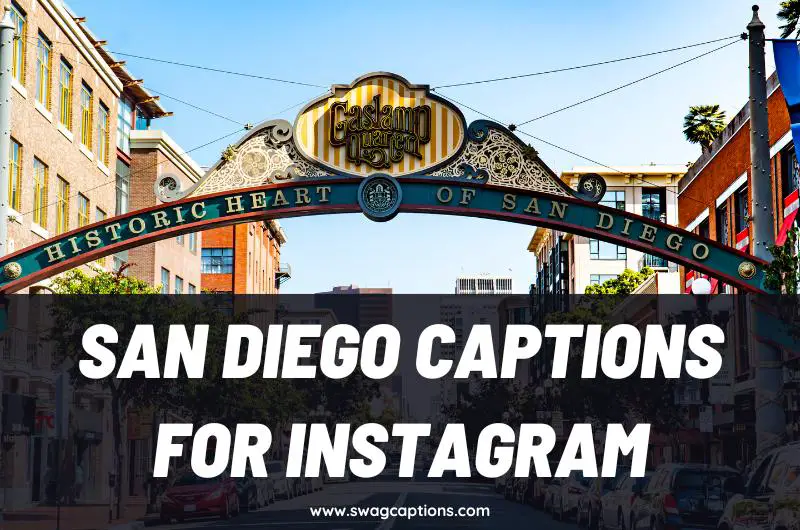 San Diego Captions and Quotes for Instagram