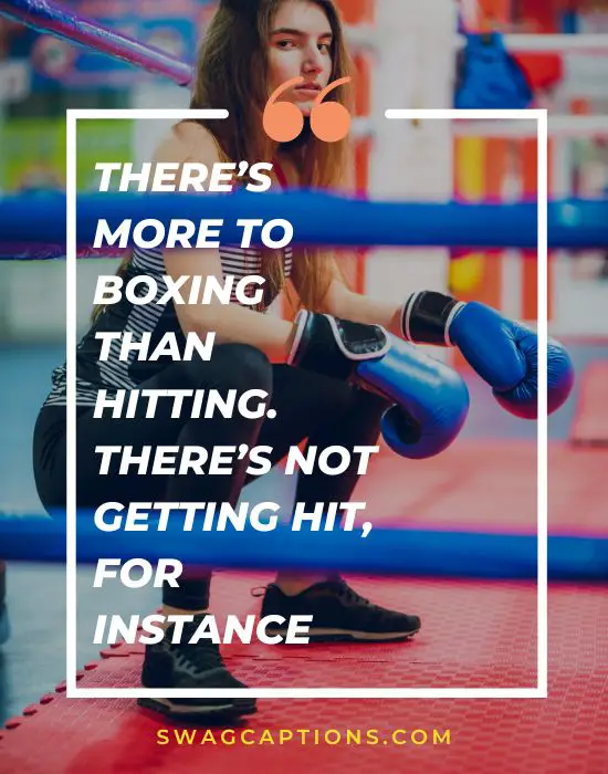 There’s more to boxing than hitting. There’s not getting hit, for instance