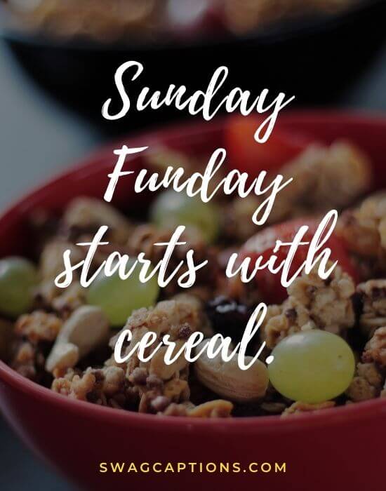 cereal quotes and captions for Instagram