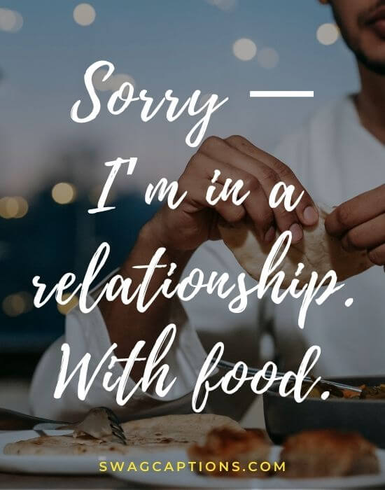 dinner quotes and captions for Instagram