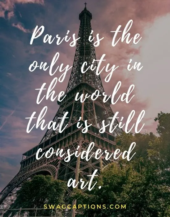 paris quotes and captions for Instagram