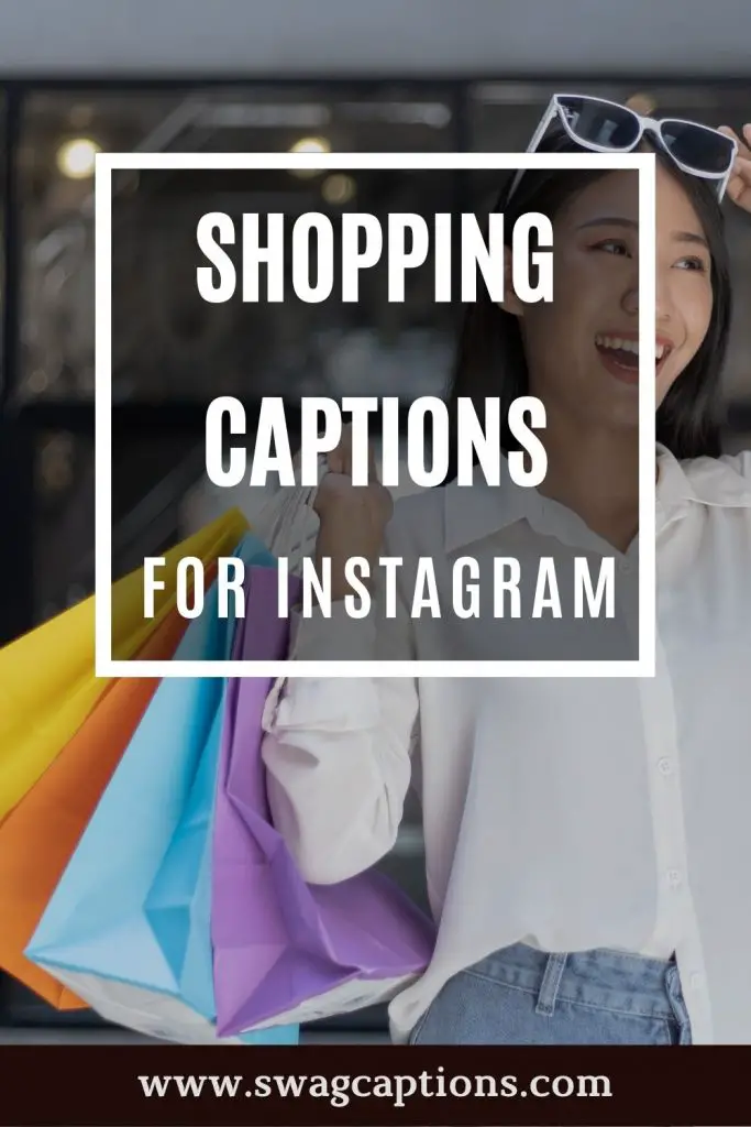 shopping captions for instagram