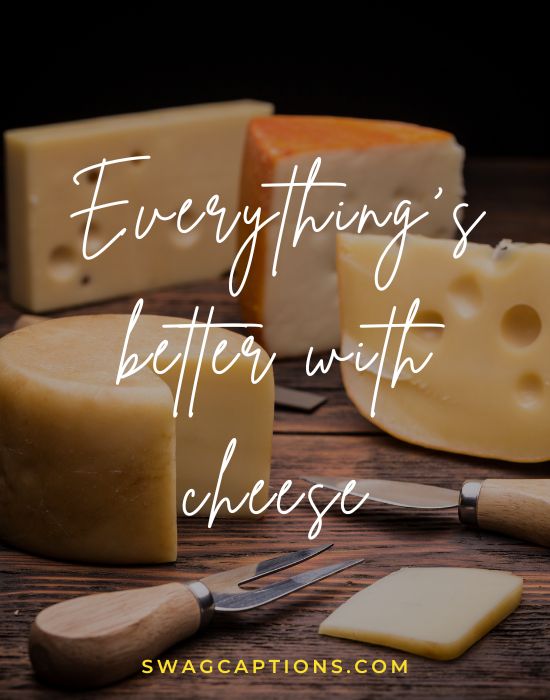 Everything's better with cheese