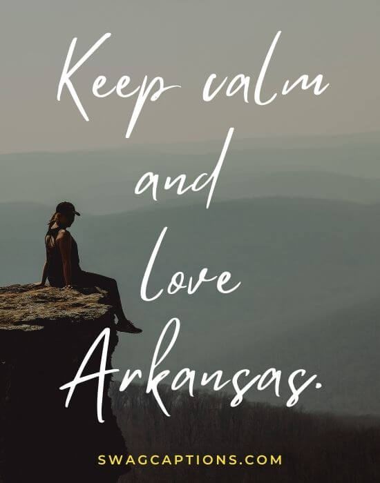 arkansas quotes and captions for Instagram
