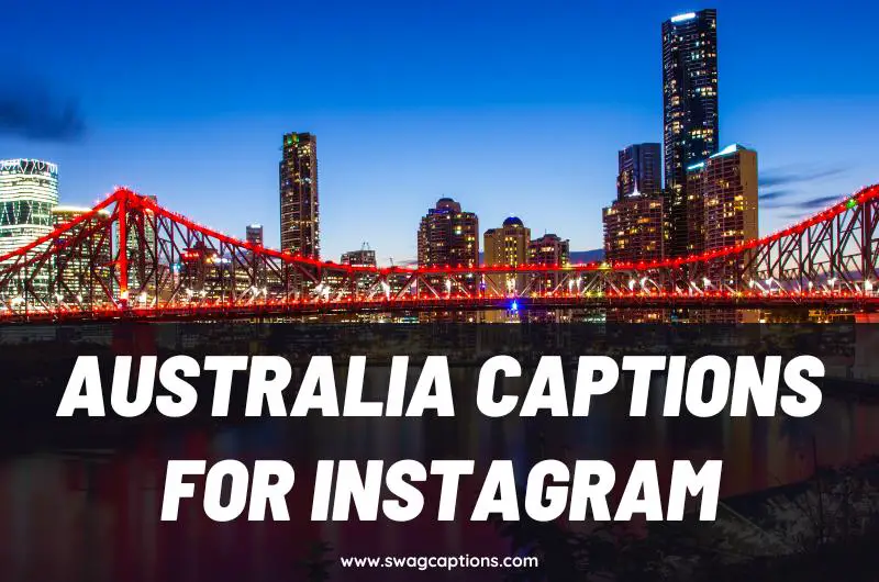 Australia Captions And Quotes For Instagram