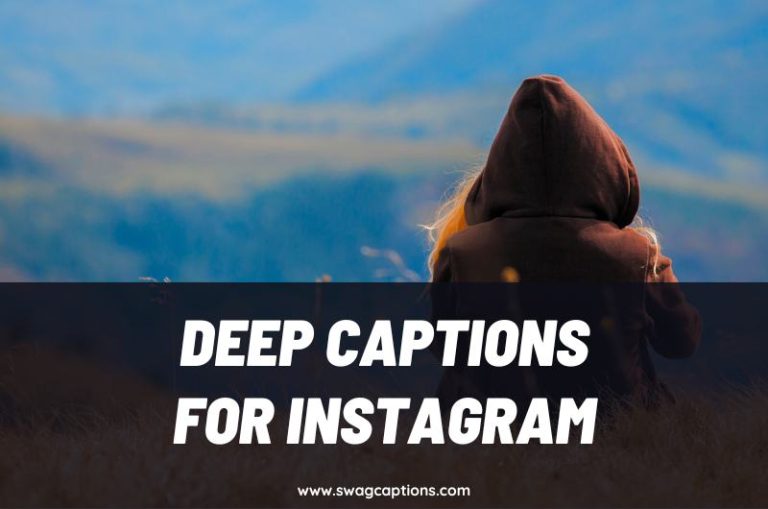 deep captions for Instagram