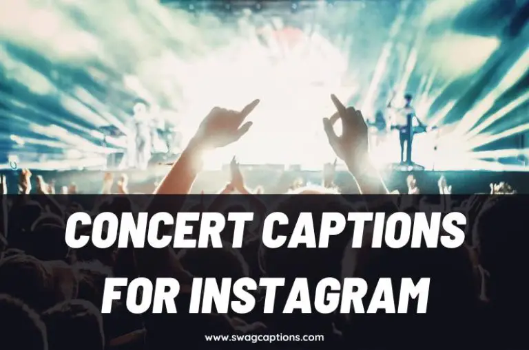 Concert Captions and Quotes for Instagram