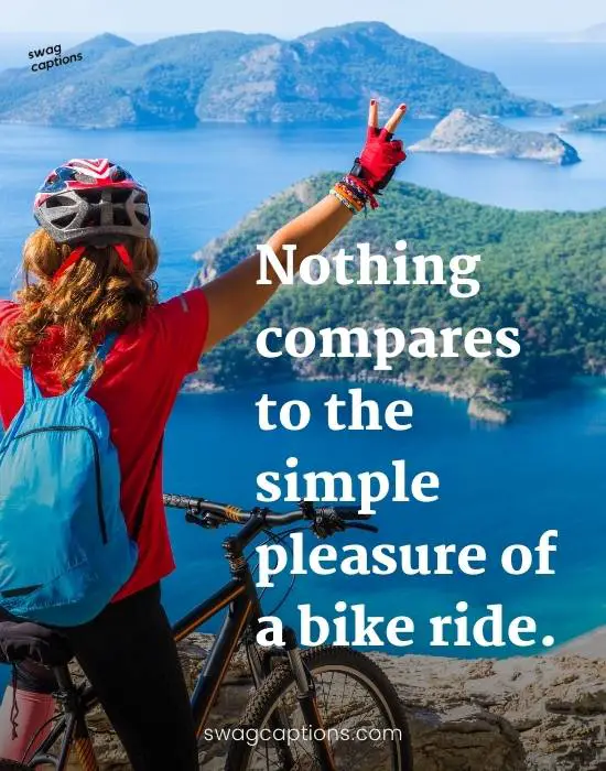 cycling captions and quotes for Instagram