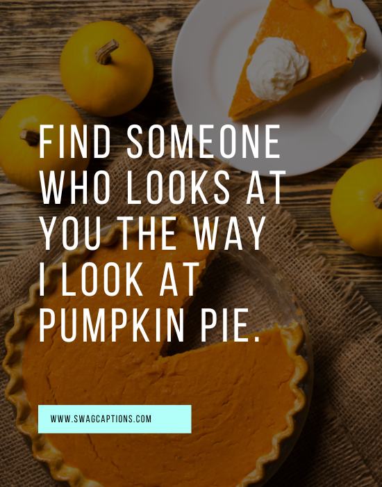 pumpkin pie captions