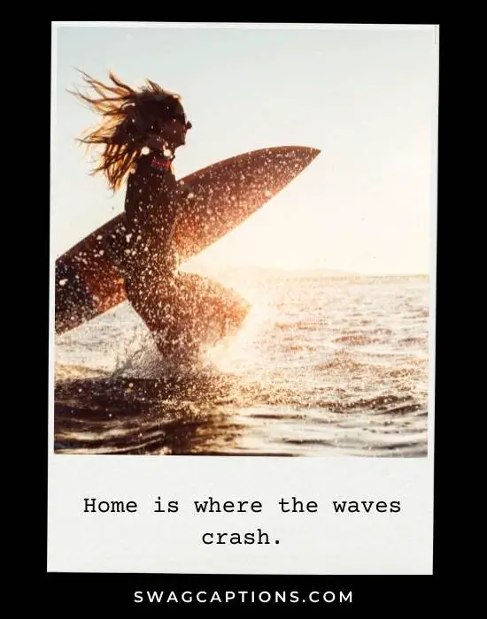 surfing captions and quotes for Instagram