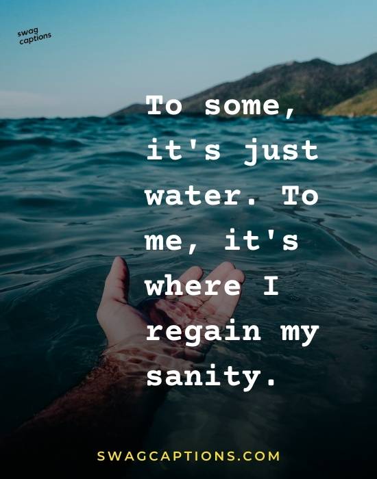 water captions and quotes for Instagram