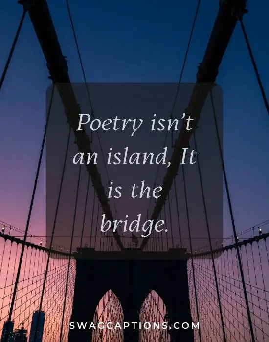 Brooklyn bridge quotes for Instagram