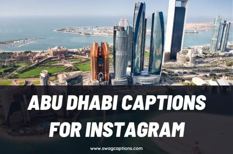 Abu Dhabi Captions and Quotes for Instagram