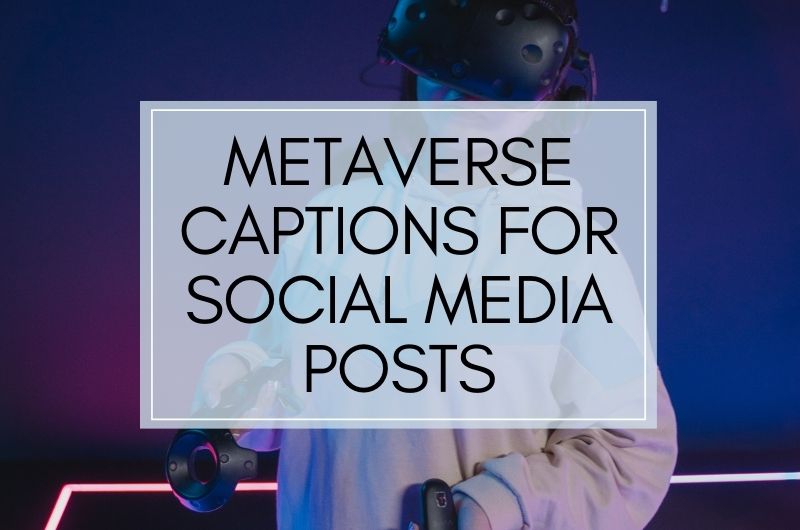 Metaverse Captions for Social Media Posts