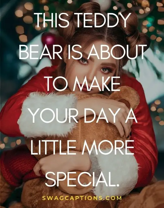 Short Teddy Day Captions and quotes