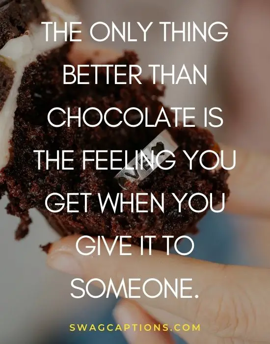 chocolate day captions and quotes for Instagram