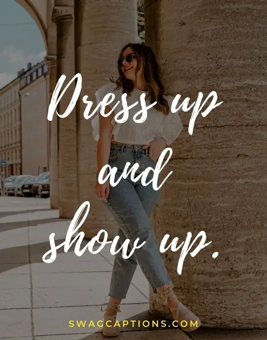 outfit captions and quotes for Instagram