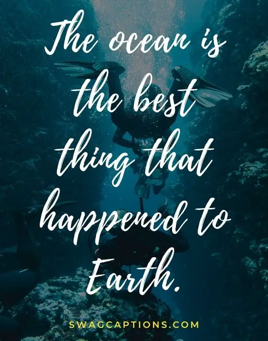 scuba diving quotes and captions for Instagram
