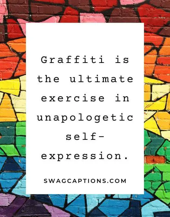 Graffiti Captions fore Instagram