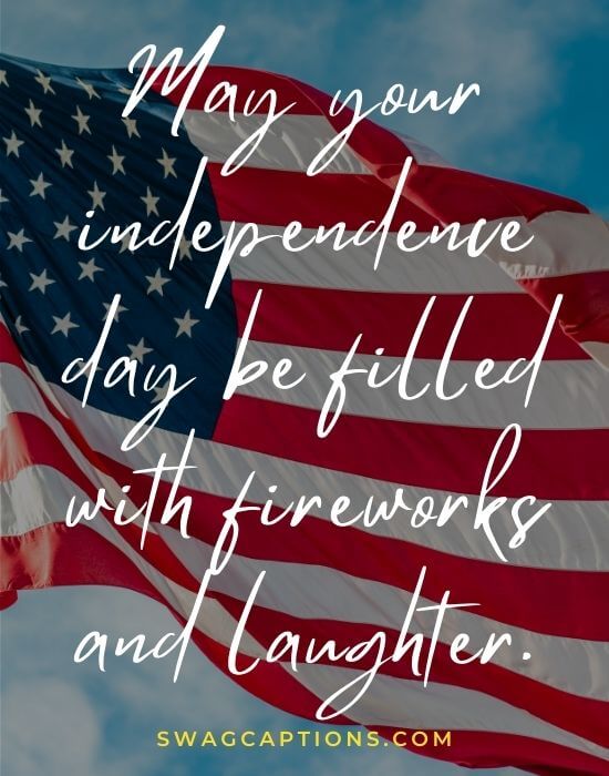 July fourth quotes and captions for Instagram