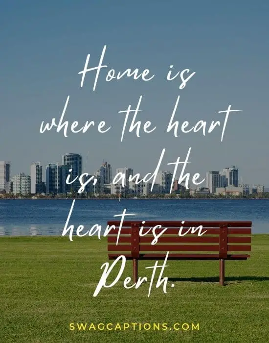 Perth Captions and Quotes for Instagram
