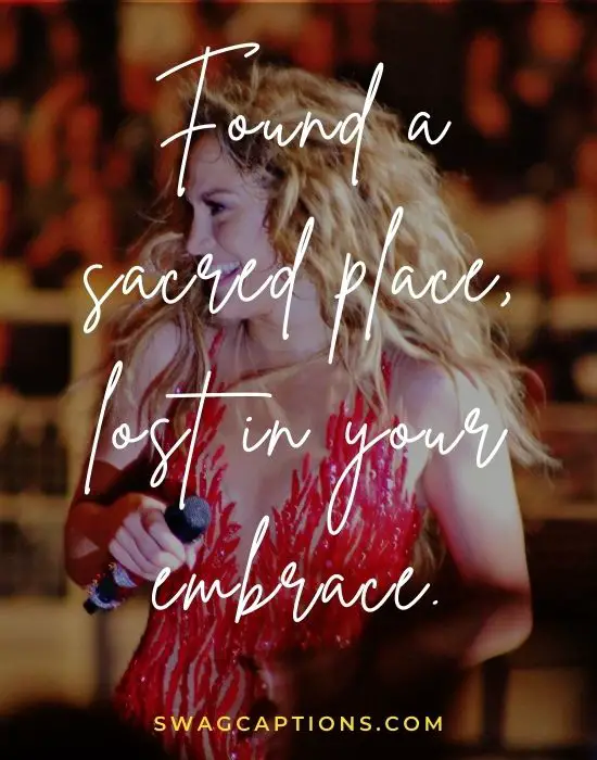 Jennifer lopez lyrics as Instagram captions