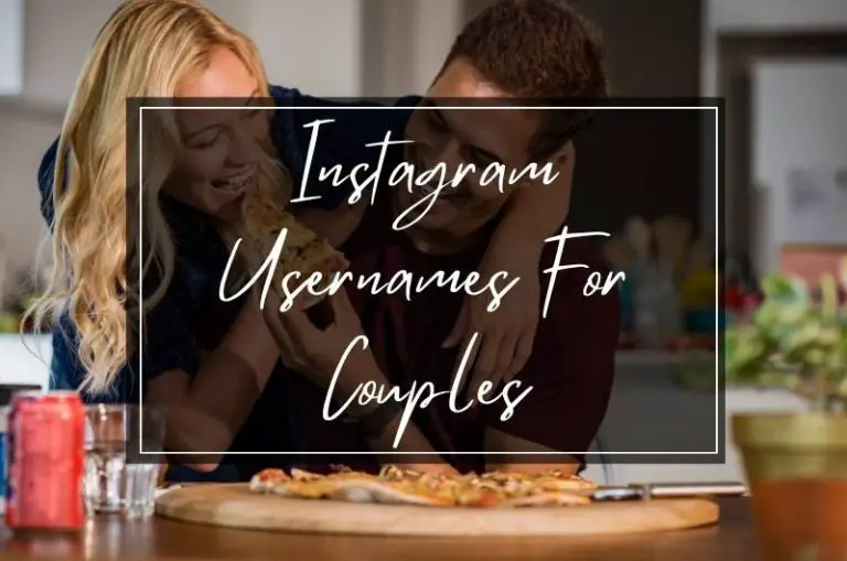 Instagram Usernames for Couples