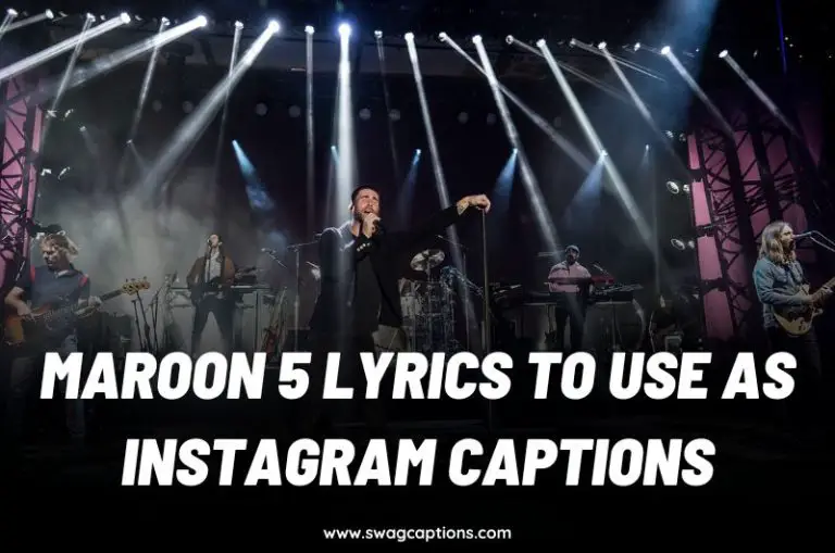 Maroon 5 Lyrics To Use As Instagram Captions