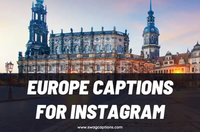 Europe Captions And Quotes For Instagram