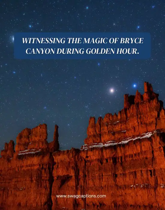 Bryce Canyon Captions And Quotes For Instagram
