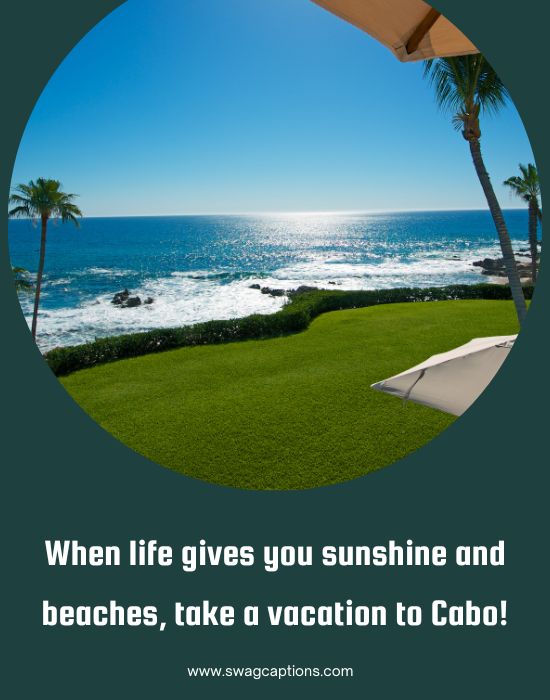 Cabo Captions And Quotes For Instagram