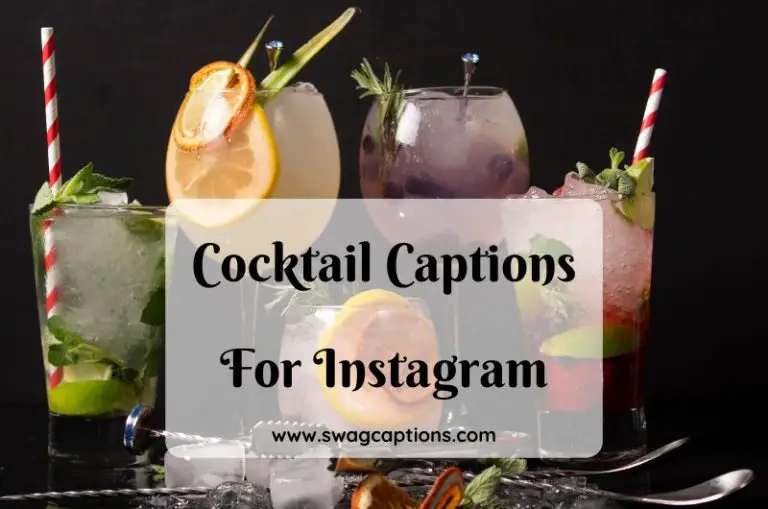 Cocktail Captions And Quotes For Instagram