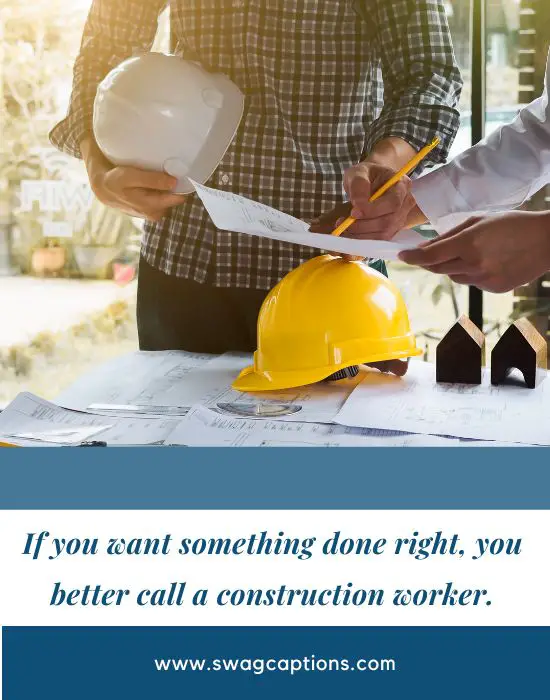 Construction Captions And Quotes For Instagram