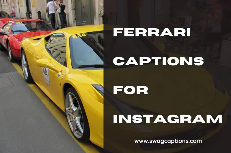 Ferrari Captions And Quotes For Instagram