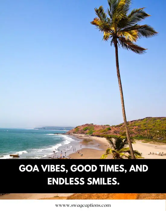 Goa captions for Instagram