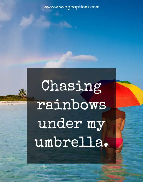 captions for umbrella pictures