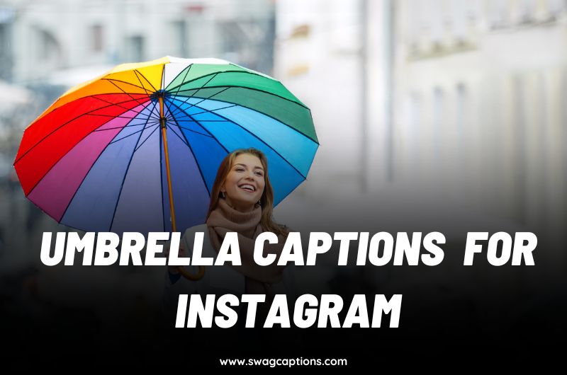 umbrella captions for Instagram