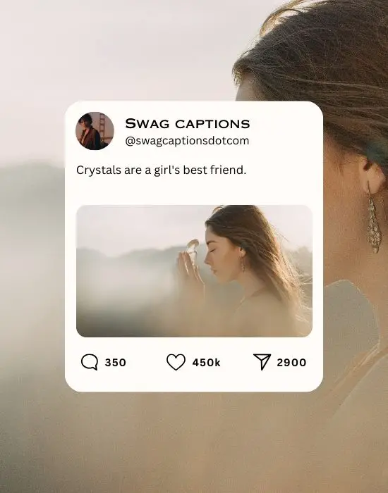 crystal captions for Instagram