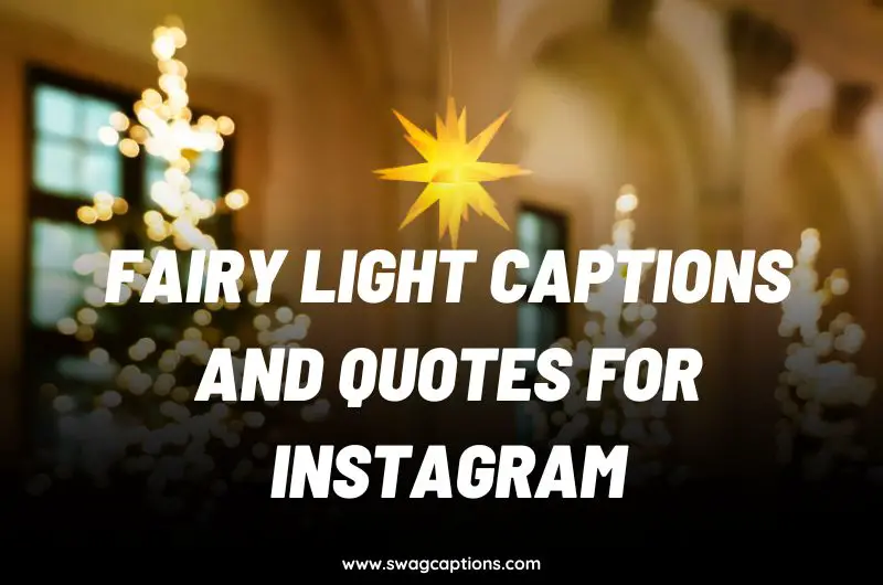 fairy light captions and quotes for instagram